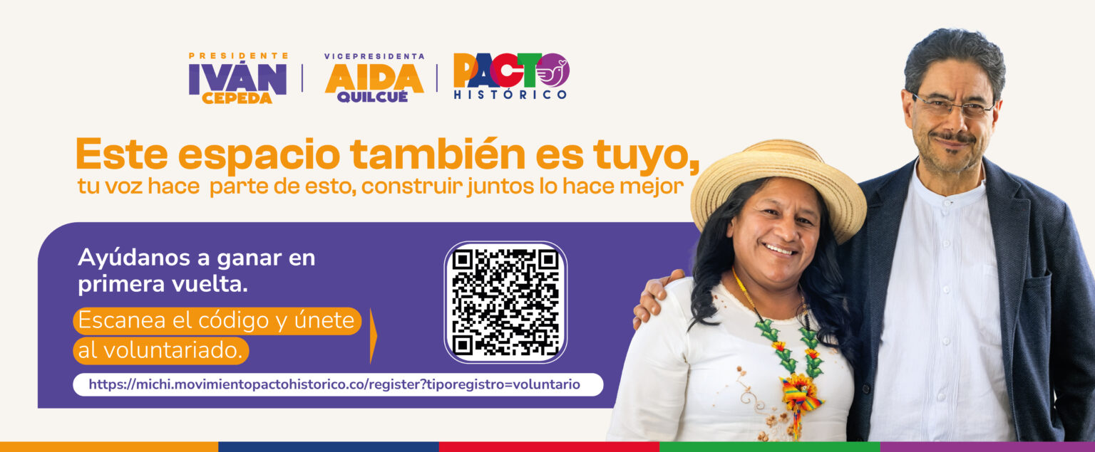 Este espacio también es tuyo — Únete al voluntariado del Pacto Histórico